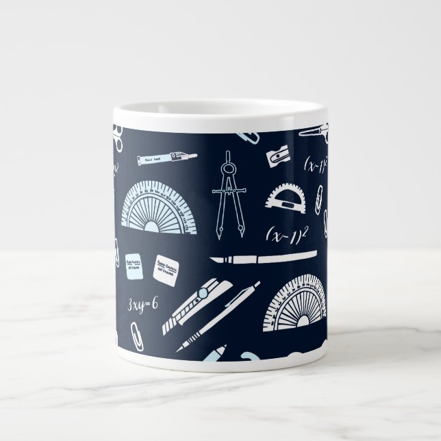 Mathématiques Jumbo Coffee Mug (Devant)