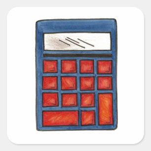 Mathématiques Math Stickers Calculateur scolaire N