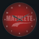 Mathlete Grande horloge<br><div class="desc">On ne tire pas sur le basket, on calcule le pourcentage de tir. Vous ne réussissez pas le football, vous déterminez le score de quart-arrière. Vous êtes mathématicien, magicien mathématique. Vous êtes un Mathlete !</div>