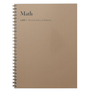Maths carnet