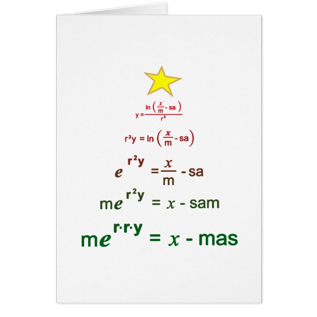 Maths de Noël (Devant)