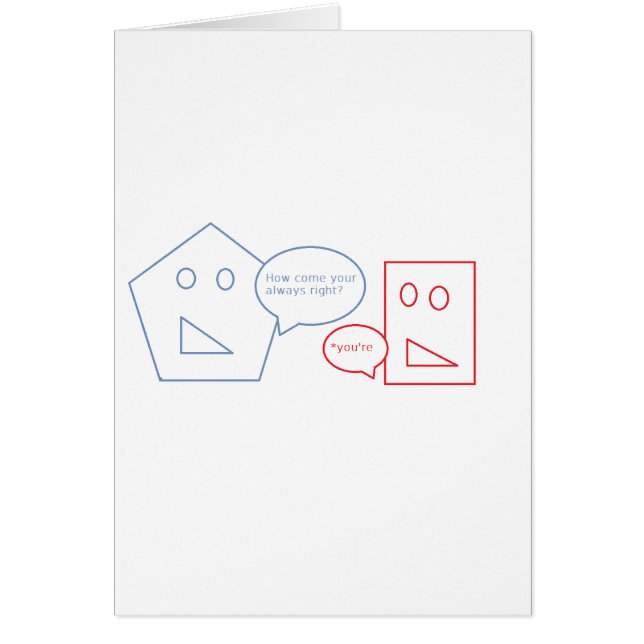 Maths et calembour anglais (Devant)