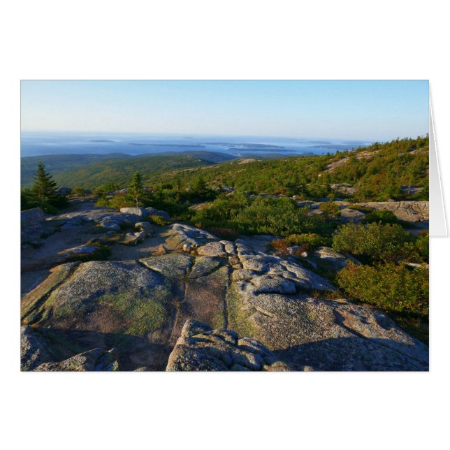 Matin au sommet du mont Cadillac à Acadia (Devant horizontal)