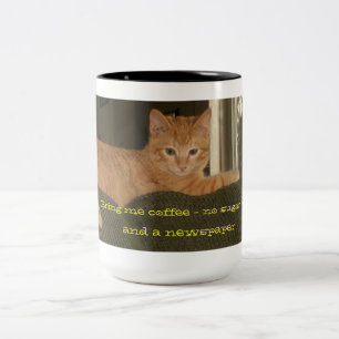 Matin Avec Le Chat Grosse Mug