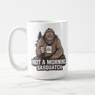 Matin Bigfoot - Sasquatch dormant avec Mug de café