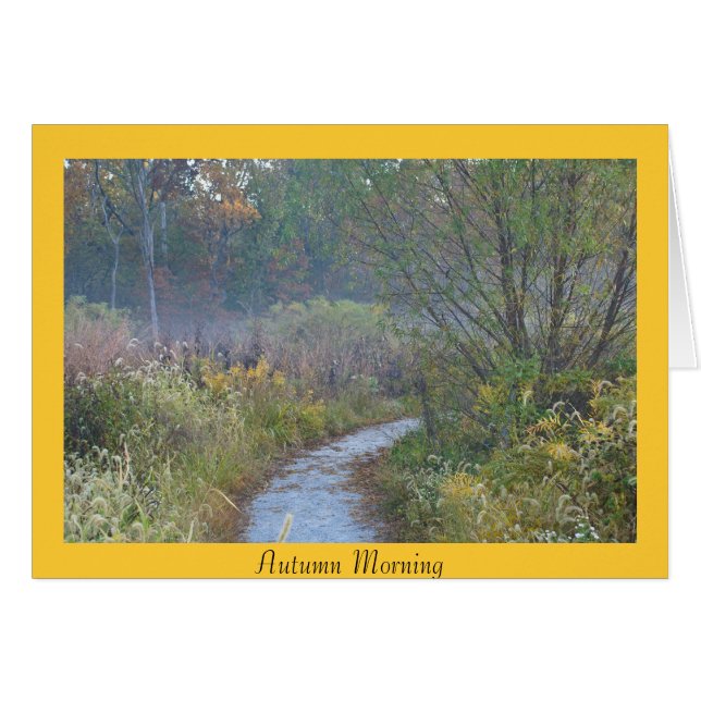 Matin d'automne (Devant horizontal)