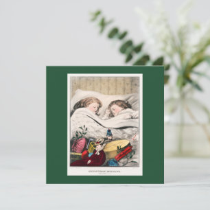 Matin de Noël avant la journée Carte de vacances