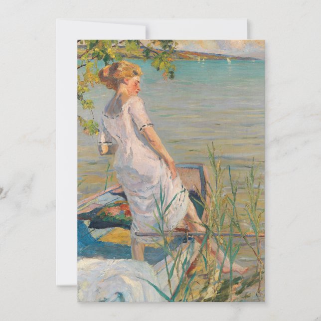 Matin d'été sur le lac Starnberg | Edward Cucuel (Devant)