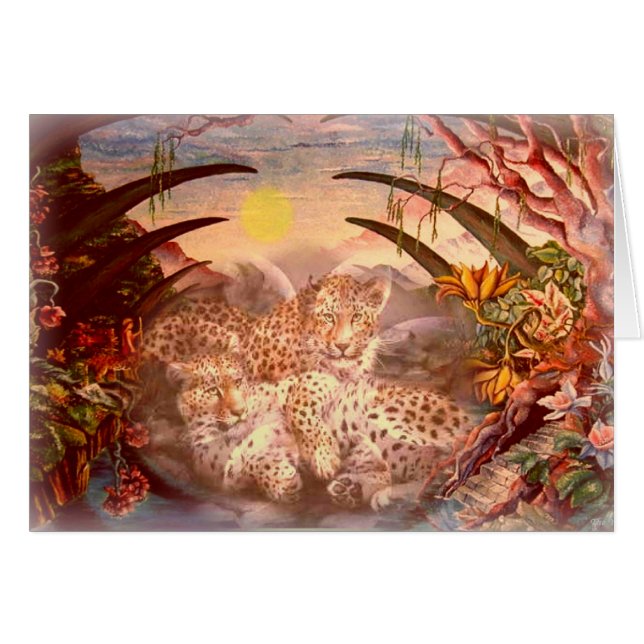 matin d'or de léopard (Devant horizontal)