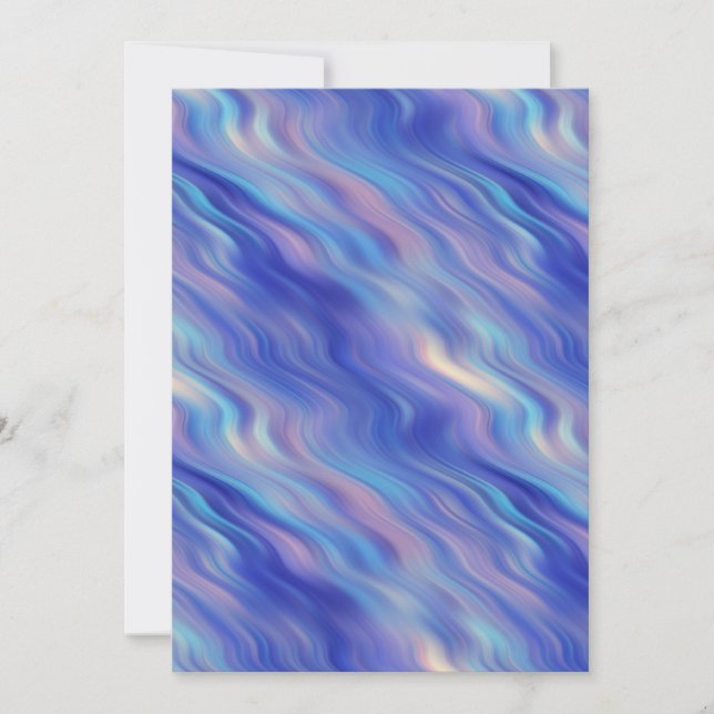 Matin Glory Blue Wavy Texture (Devant)