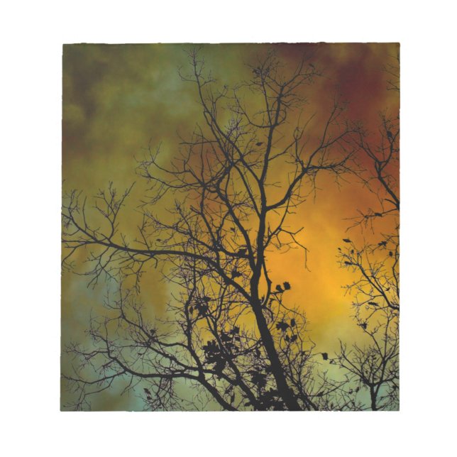 Matin orageux avec bloc-notes (Devant)