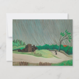 Matin Pluvieux Henri Rousseau, Art Fin Vintage