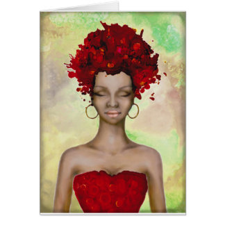 Matin rouge fou de cheveux