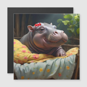 "Matinage des lunettes : Baby Hippo se réveille da