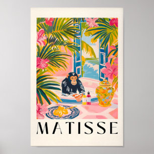 Matisse Print, Chimpanzé Dans La Baignoire Poster 