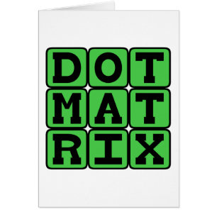 Matrice de points, réseau à motifs