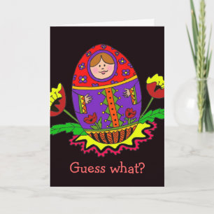 Matroshka Baby Faire-part