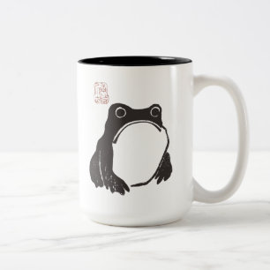 Matsumoto Hoji Drôle Sad Grumpy Frog Mug