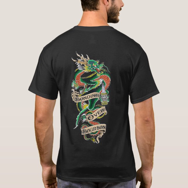 Matt Tunzi x Bonding Over Bourbon T-shirt (Dos)