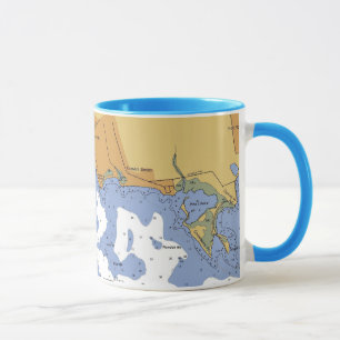 Mattapoisett mA. Tasse nautique de diagramme de