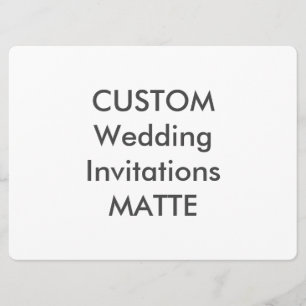 MATTE 120 lb 8,75 po x 6,5 po Invitations de maria