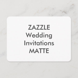 MATTE 5" x 3,5" Invitations de mariage