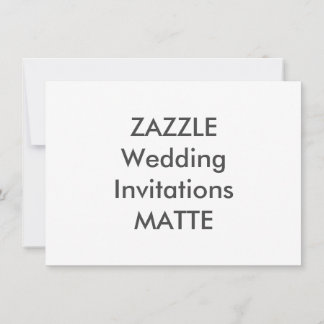 MATTE 6,25 po x 4,5 po Invitations de mariage