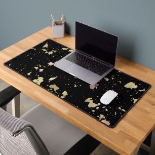 Matte Gold et Rose Gold Flakes Noir