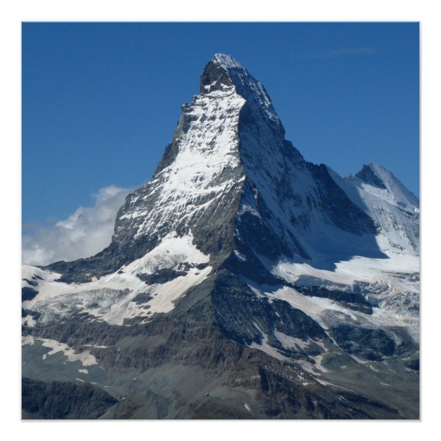 Matterhorn Alpes suisses Poster Papier (Devant)