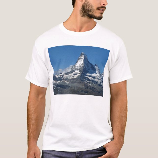 Matterhorn Swiss Alps T-Shirt de base homme (Devant)
