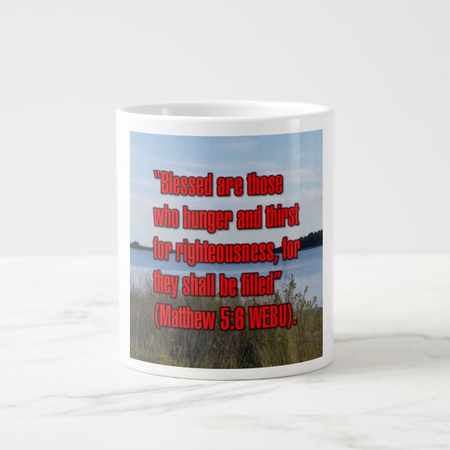 Matthew 5:6 WEBU Mug (Devant)