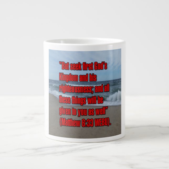 Matthew 6:33 WEBU Mug (Devant)