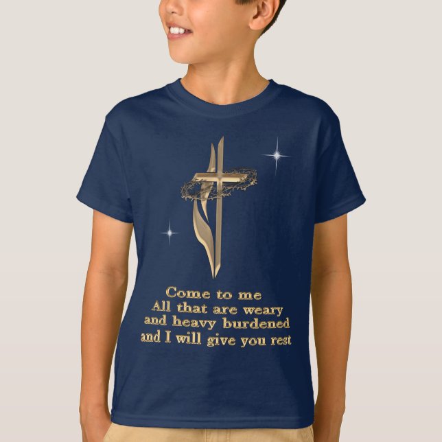 Matthieu 11:28 t-shirt (Devant)