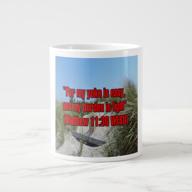 Matthieu 11:30 WEBU Mug (Devant)
