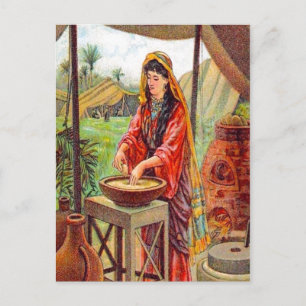 Matthieu 13:33 Parable À propos de la carte postal