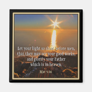 Matthieu 5:16 aimant de l'écriture