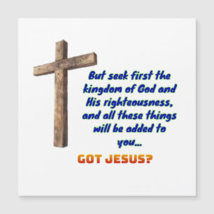 Matthieu 6:33 Croix