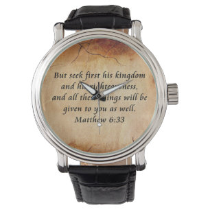 Matthieu 6:33 montre