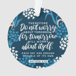 Matthieu 6:34 Verse de la Bible