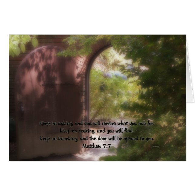 Matthieu 7:7 (Devant horizontal)