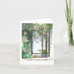 Matthieu 7:8 Carte pour notes..."A celui qui frapp