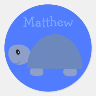 Matthieu's mignon stickers de tortue caricaturale