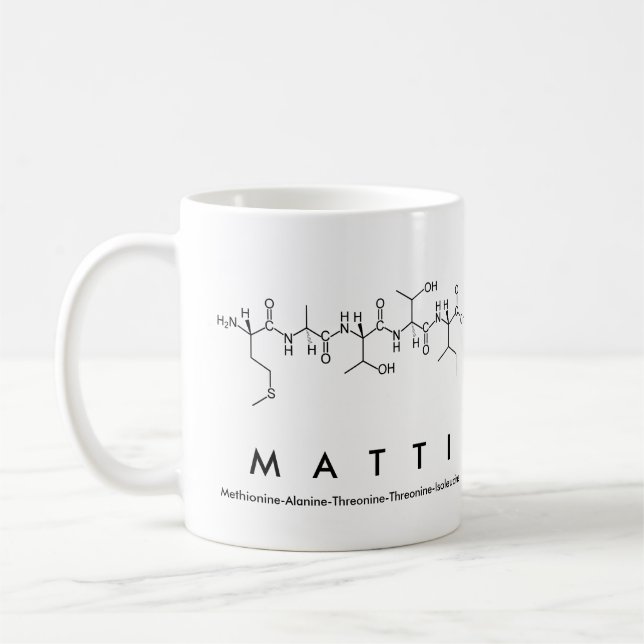 Matti peptide nom mug (Gauche)
