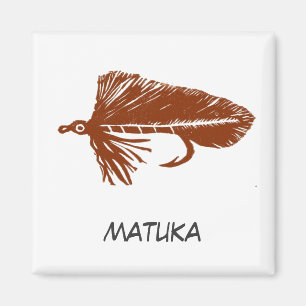 "Matuka Brown" Flyfish Art Magnet