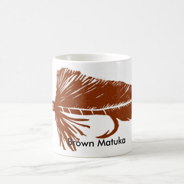 "Matuka Brown" truite classique Mug (Centre)