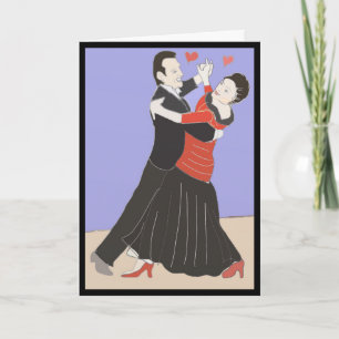 Mature Couple Dancing, Carte de voeux