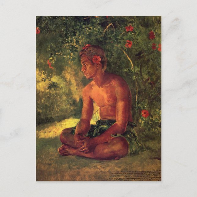 'Maua, A Samoan' - Carte Postale John LaFarge (Devant)
