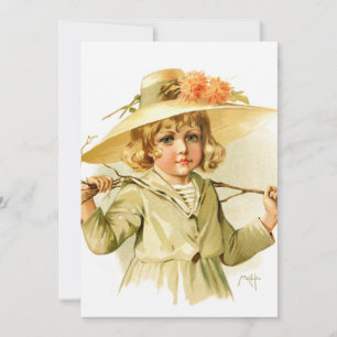 Maud Humphrey : Fille d'hiver avec branche