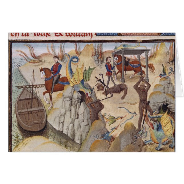 Maugis combattant le serpent (Devant horizontal)