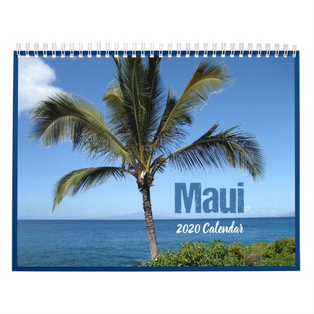 Maui Hawaii 2020 - Beau calendrier des murs de pla (Protection)